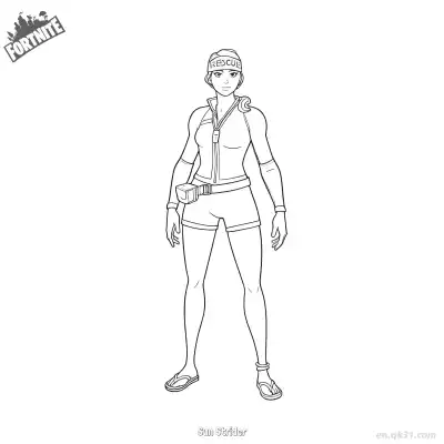 Free printable Sun Strider 02 Coloring Page - Free PDF Printable Fortnite Coloring Sheets coloring page